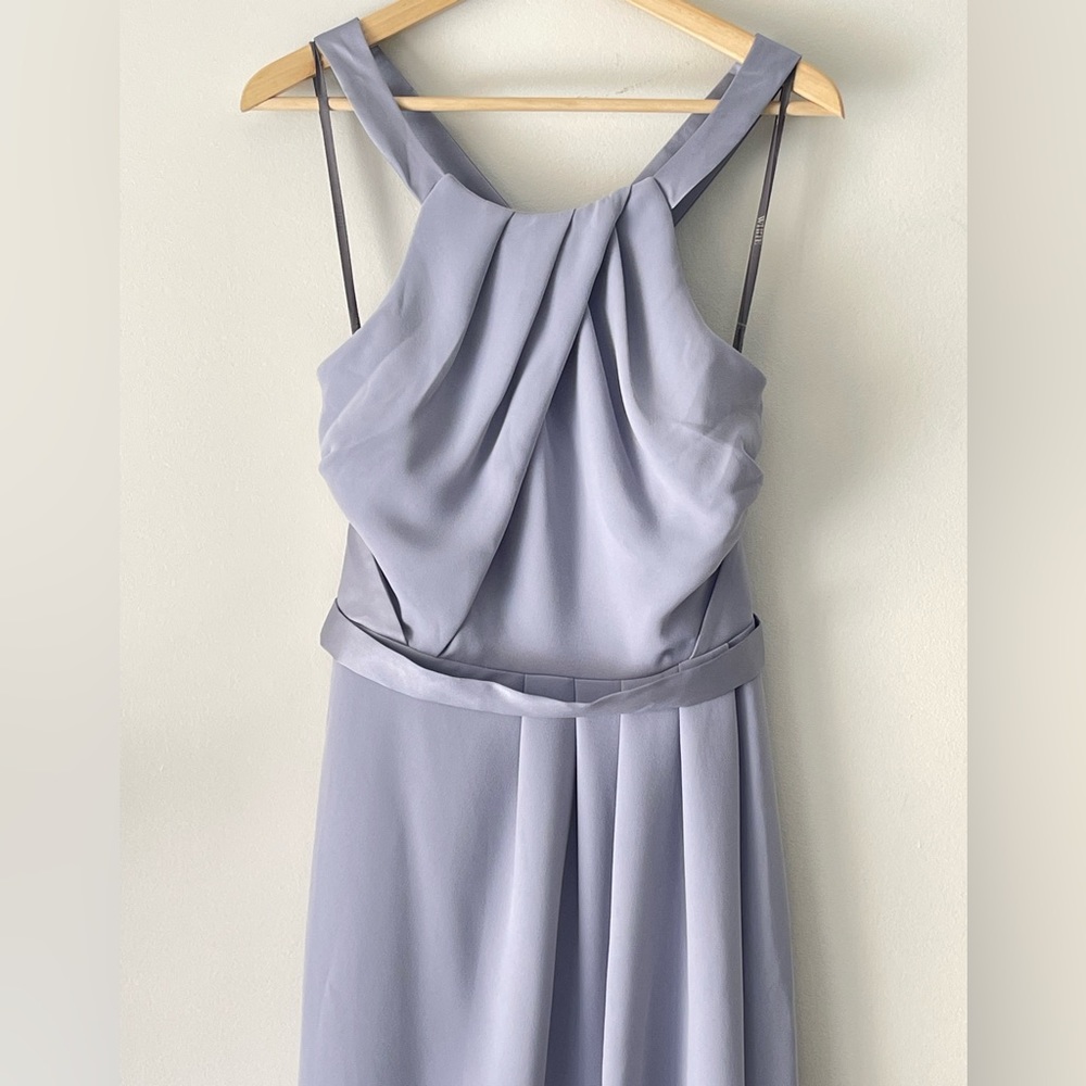 NWT Vera Wang White Halter Dress Gown - Picture 8 of 14